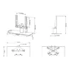 Table Stand Multibrackets M VESA Tablestand Turn Black X Small MAX 200x200 Photo 20