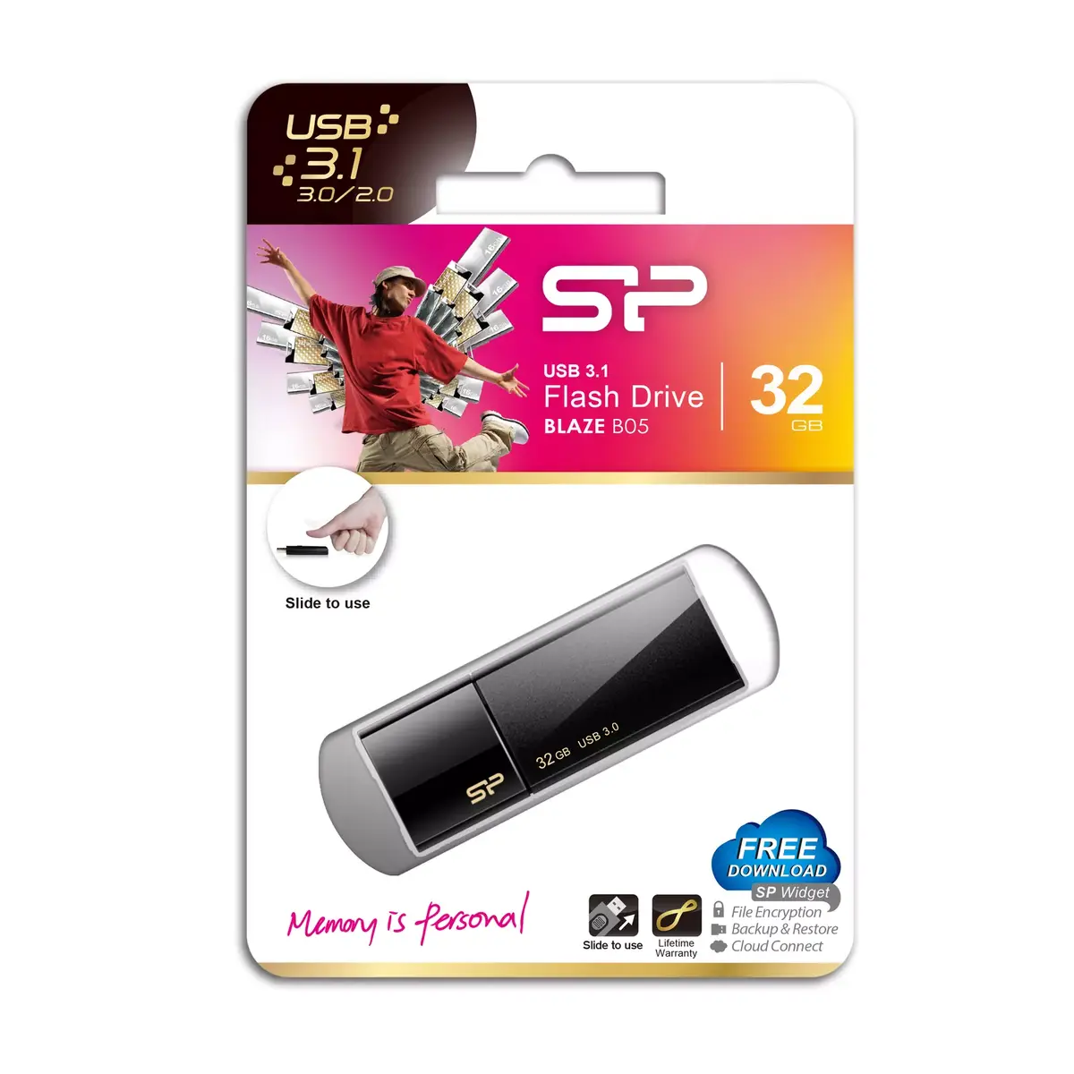 USB флеш-память Silicon Power 32 ГБ Blaze B05 Photo 9
