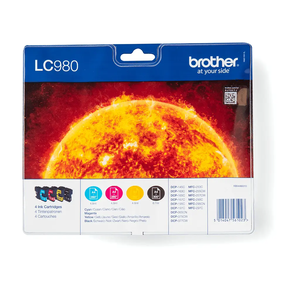 Brother LC-980VALBPDR Oriģinālais tintes kasetņu komplekts