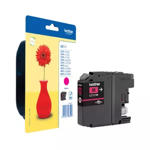 Kārtridžs Brother LC 121M Magenta 300 lapas Tinte