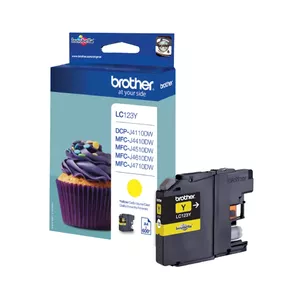 Ink Cartridge Brother LC123Y Yellow