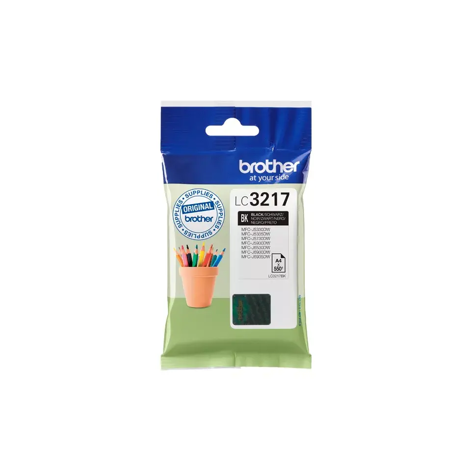 Ink Cartridge Brother LC3217BK Black Photo 2