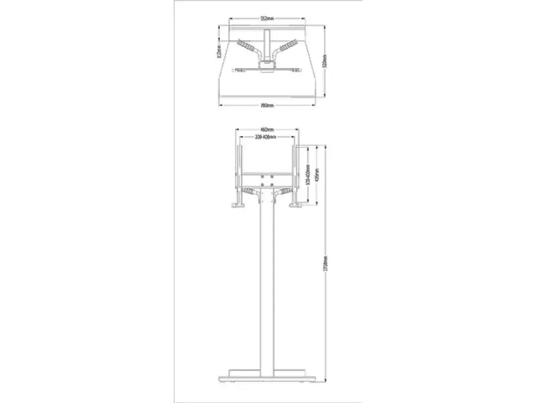 Multibrackets M Tilt & Roll Floorstand Photo 7
