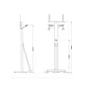 Multibrackets M Tilt & Roll Floorstand Photo 8