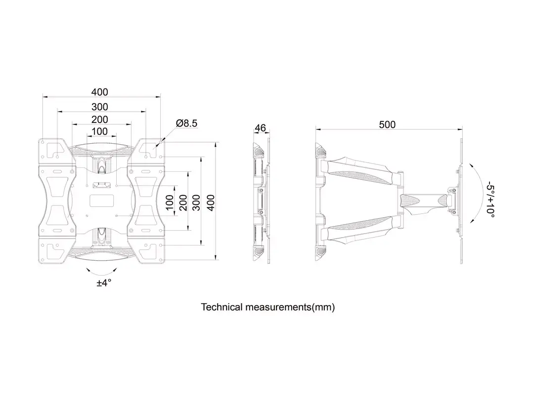 MULTIBRACKETS M VESA Flexarm Full Motion TV Mount Photo 15