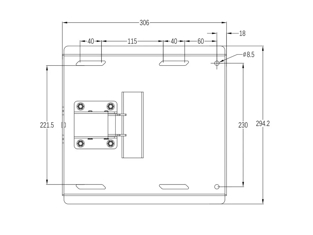 Multibrackets M Universālais svārsta statīvs 180 grādi Photo 10