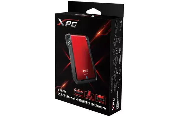 HDD/SSD korpuss ADATA EX500 AEX500U3-CRD Photo 6