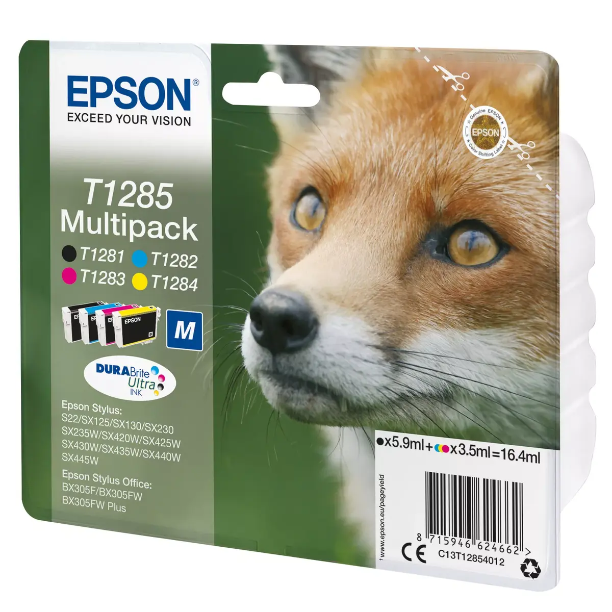 Kārtridžs Epson T1285 Mpack Melns Zils Magenta Dzeltena Photo 2