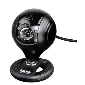 Webkamera Hama 00053950 1.3 MP 1280 x 1024 pikseļi USB 2.0 Melna
