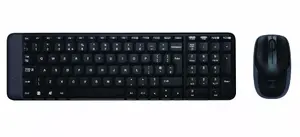 Logitech MK220 Wireless Keyboard And Mouse, Keyboard layout EN/RU, Black, Mouse included, Russian, USb Mini reciever (920-003169) (920-003169)