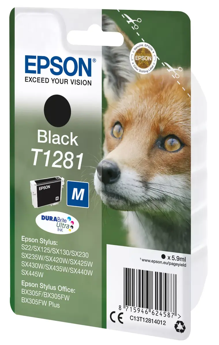 Картридж EPSON ink čer T1281 Black Photo 2