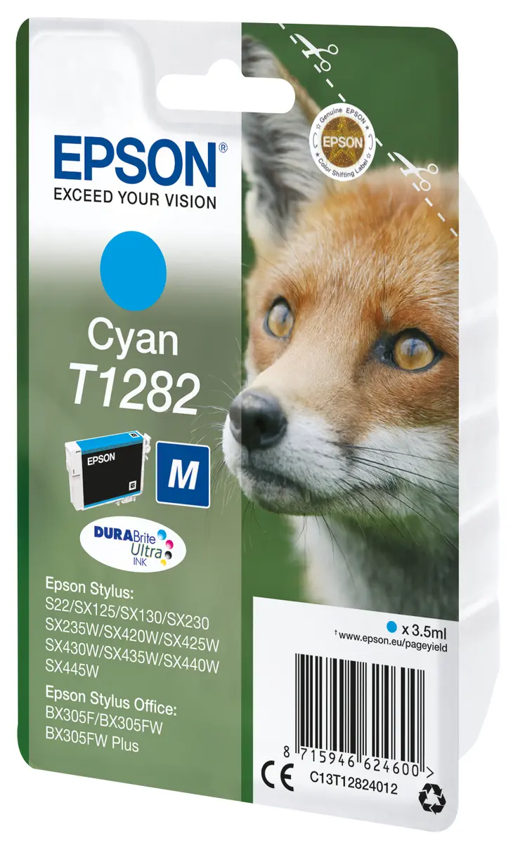 Epson Fox T1282 DURABrite Ultra Cyan