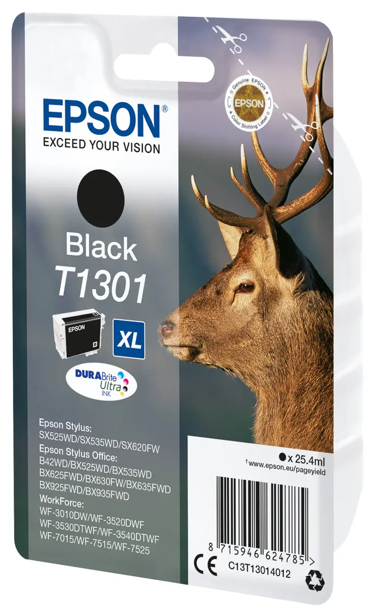 Epson Stag T1301 melnās krāsas tintes