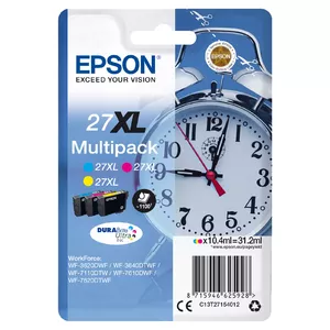 Tintes kārtridžs Epson T2715 4-iepakojums 4x10ml Zils Magenta Dzeltens