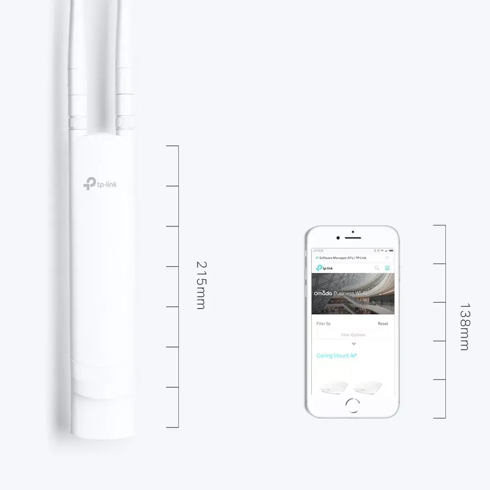 Bezvadu piekļuves punkts TP-Link EAP110-Outdoor Photo 5