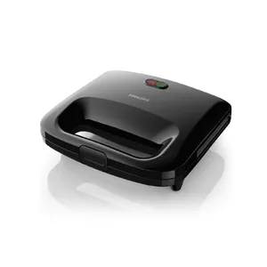 Sandwich maker Philips Daily Collection HD2392/90, 820 W, black, 231×218×90 mm