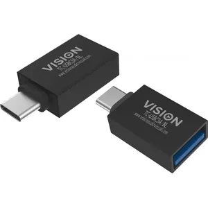 Cable gender changer USB C USB 3.0 A Vision TC-USBC3A/BL