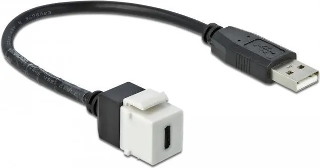 Keystone modulis DeLOCK 86382 Plakans Melns