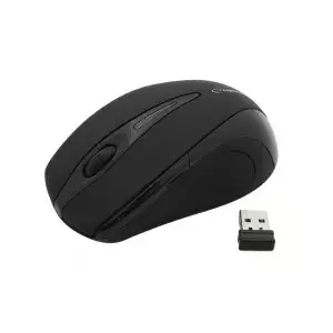 Wired? No — Wireless RF mouse ESPERANZA EM101K, ambidextrous, 1000 DPI, 2.4 GHz nano USB receiver, black