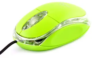 Проводная оптическая мышь ESPERANZA Titanum TM102G — для правшей, USB Type-A, 1000 DPI, 3 кнопки, зелёная