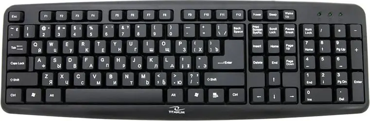 Vadu tastatūra Titanum TKR101 — pilna