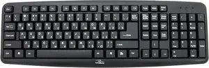 Vadu tastatūra Titanum TKR101 — pilna izmēra USB, QWERTY, krievu/angļu izkārtojums, melna, ciparu bloks