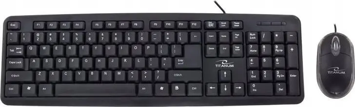 Tastatūra Titanum Wired Mouse + Tastatūra