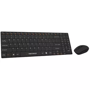 Esperanza EK122K keyboard Mouse included RF Wireless QWERTY Black