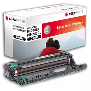 AgfaPhoto APTBDR241BK attēlu cilindrs Brother printeriem, 15000 lappušu resurss, melns