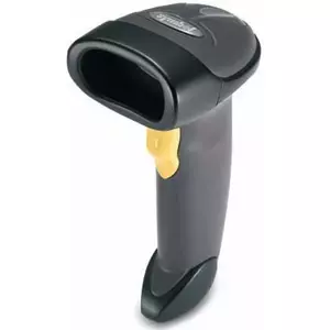 Handheld barcode reader Zebra LS2208 — 1D laser scanner, wired, 1.5 m cable, black