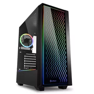PC case Sharkoon RGB LIT 200 Midi Tower Black