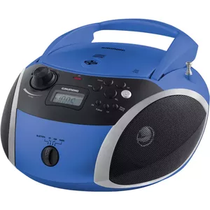 Grundig GRB 3000 BT Цифровой 3 W FM Черный, Синий, Серебристый MP3-воспроизведение