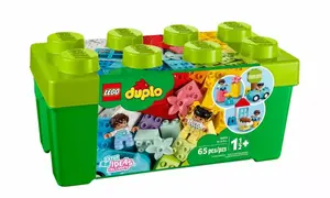 LEGO DUPLO brick box 10913 — 65-piece colorful building blocks set for toddlers, age 1.5+