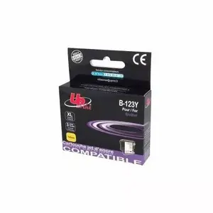 Картридж UPrint Brother LC123Y/125XLY Желтый