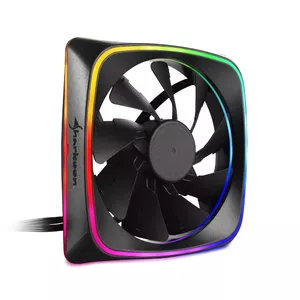 Fan Sharkoon RGB SHARK Lights 12 cm Black