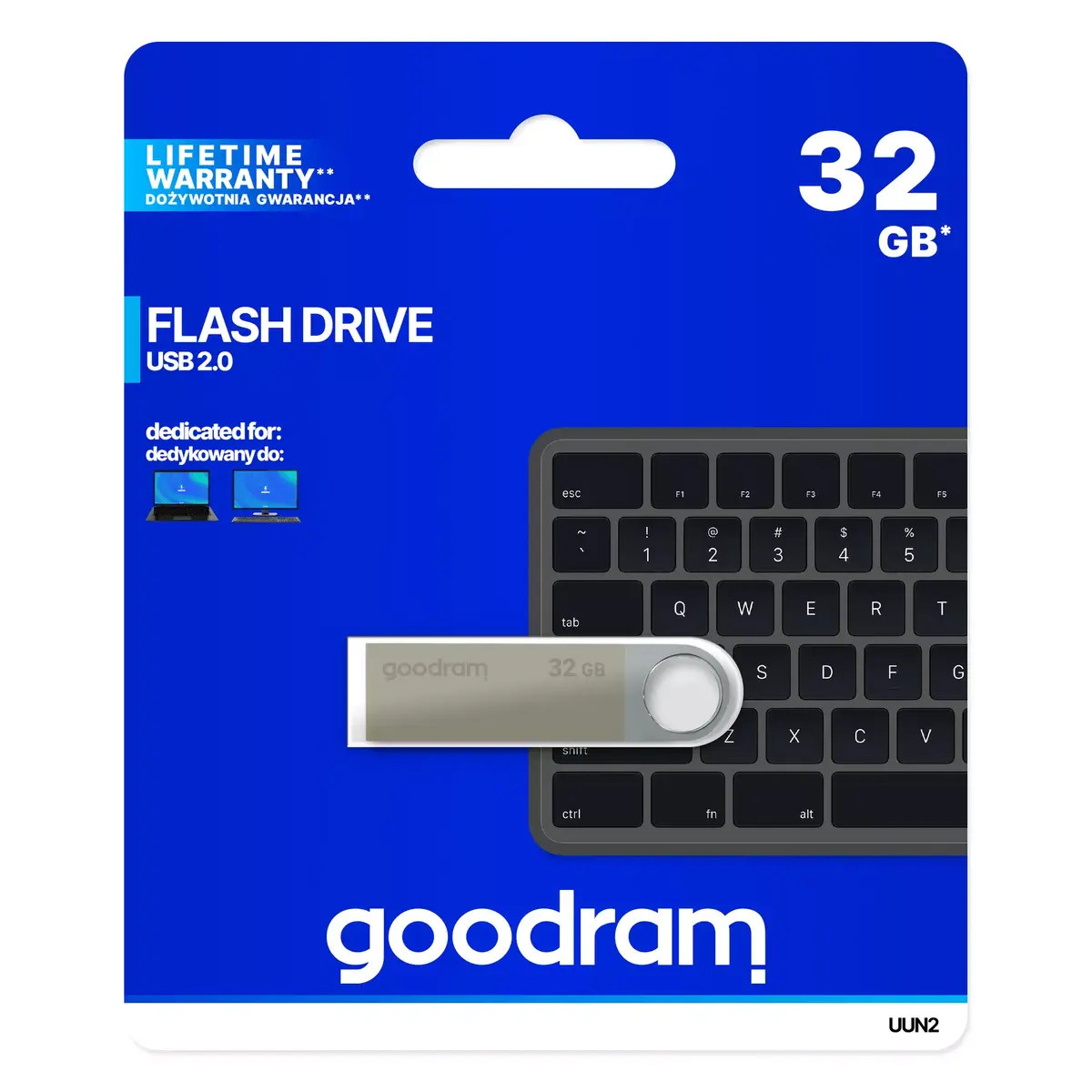 GOODRAM UUN2 32 ГБ USB Type-A 2.0 флеш-накопитель Photo 3