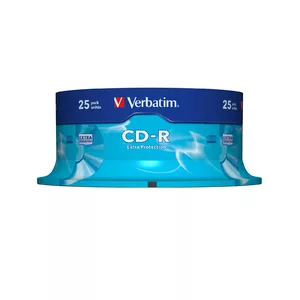 Verbatim CD-R Extra Protection 700 MB 52x Optical Disc, 25 Pack