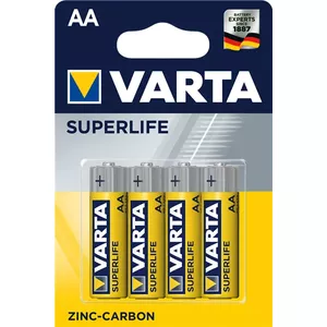 Vienreizējā baterija Varta SUPERLIFE AA Cinka-ogleklis 16.7 g 50.5 mm