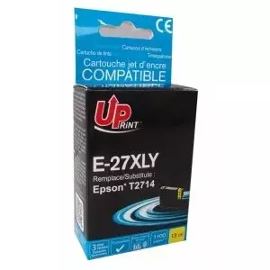 Картридж UPrint Epson 27XLY Желтый
