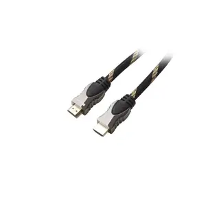 HDMI cable brackton HDE-FKR-0500 5 m — HDMI Type A to Type A, gold-plated contacts, black/grey