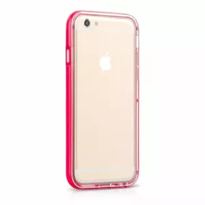 Protective phone case HOCO Steal series for Apple iPhone 6 — PC back, TPU bumper, pink