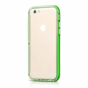 Protective case HOCO for Apple iPhone 6 / 6S Steal series — hard PC back with TPU bumper, green