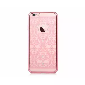 Protective phone case Devia for iPhone 7 Plus — Baroque Swarovski Rose Gold