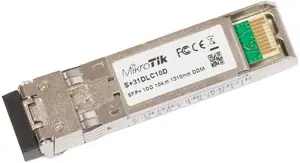 Fiber optic transceiver module MikroTik S+31DLC10D — SFP+ interface, 10 Gbps (10000 Mbit/s)
