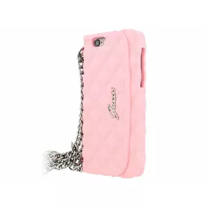 Clutch case OEM Quilted Silicone for iPhone 6 — Pink