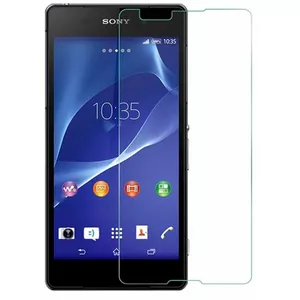 Tempered glass screen protector Evelatus for Sony Xperia E4 — 9H hardness, 0.3 mm thickness