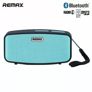 Remax RM-M1 Portable Bluetooth 3.0 Speaker with 6W Output, FM Radio and MicroSD Slot Blue