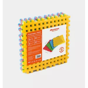 Construction blocks Marioinex Waffle Base 4 901076 – interlocking plastic play blocks set
