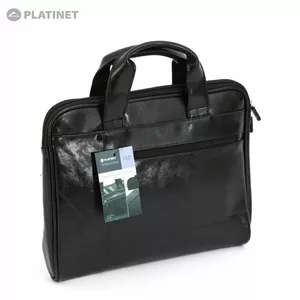 Platinet Philadelphia PTO133PB Laptop Case for 13.3-inch Notebooks with Side Zipper Pocket and Hand Strap, Black