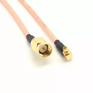 Network Cable OEM Pigtail MMCX Male / SMA Male 25cm Black